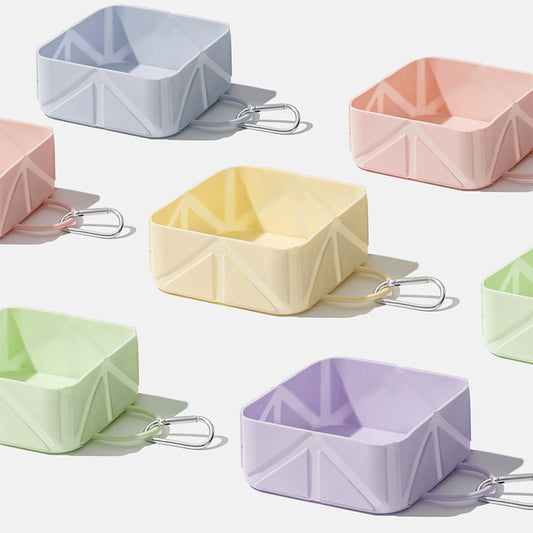 Pet Outing Bowl Dogs And Cats Folding